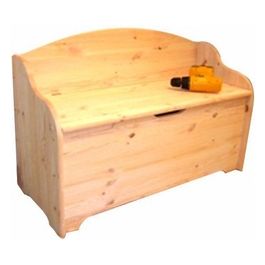 Cassapanca Legno Con Schienale 100X41 H 67
