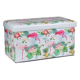 Cassapanca pieghevole Flamingo 76x40x41 multicolor