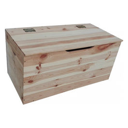 Cassapanca Pino 100 in Legno di Pino per Arredo Giardino