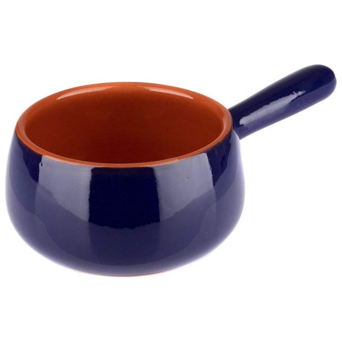 Casseruola K-Line Terracotta 1 Manico Cm 15X9 Blu