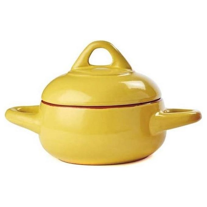 Casseruola K-Line Terracotta Cm 15X8 Giallo - solo casseruola (senza coperchio)