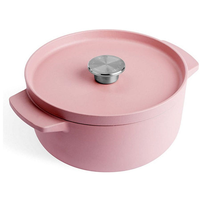 KitchenAid CC007430-001 Casseruola in Ghisa Smaltata Dried Rose 22 cm 3.3 L Forno Fino a 260°C colore Dried Rose