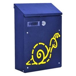 Cassette per Lettere Blinky Lumaca Acciaio Nero 21x8,5x30H