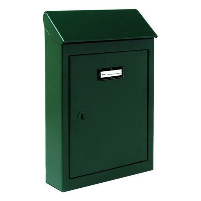Cassette per Lettere Lamiera Nr. 3 Verde cm.20x6x30