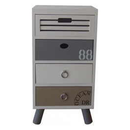 Cassettiera Glory 4 per Casa e Arredamento in Camera da Letto con Design Pratico e Funzionale