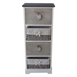 Cassettiera Jess 4 Design Funzionale per Armadi in Camera da Letto con Quattro Cassetti Spaziosi e Pratici