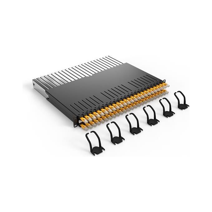 Cassetto Completo P36 24 Patch Cat. 6a Utp 0,8 Gialla - 8he