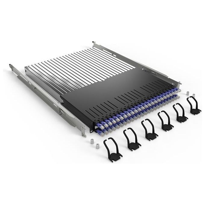 Cassetto Completo P60 24 Patch Cat. 6a Utp 1,8 Viola - 30he