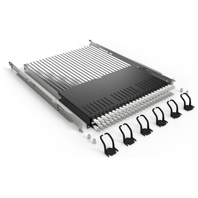 Cassetto Completo P60 24 Patch Cat. 6a Utp 1,8 Bianca - 30he