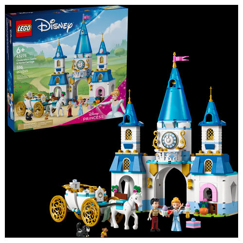 Disney Princess Castello e carrozza di Cenerentola 43275