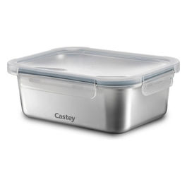 Contenitore Rettangolare Acciaio Inox 1200 ml