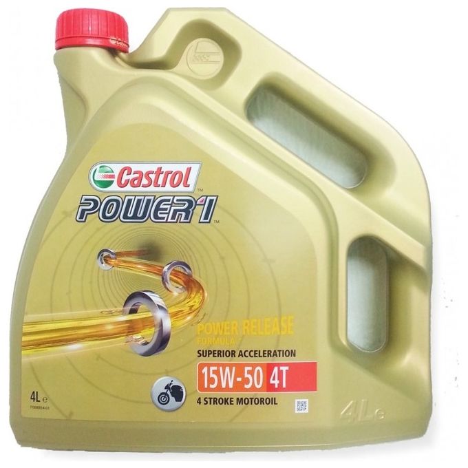 Castrol Olio Motore Power 1 4T 15W-50 4L 
