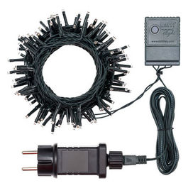 Catena 17 m, 240 miniled bianco freddo, con memory controller, cavo verde, addobbi natalizi, catene luci per albero di Natale, decorazione luminosa