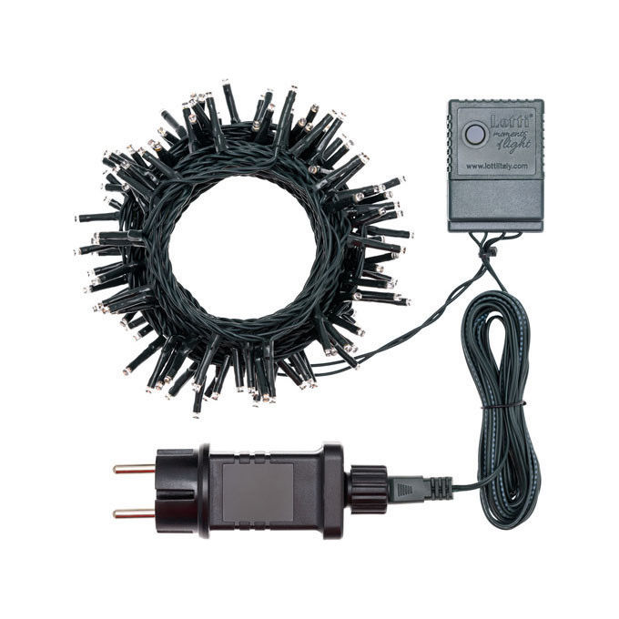 Image of Catena 17 m, 240 miniled multicolor plus, con memory controller, cavo verde, catena natalizia, luci colorate, decorazione luminosa