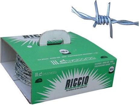 Cavatorta Bobina Filo Spinato Zincato 100 Mt - Diametro Filo 1,7 Mm
