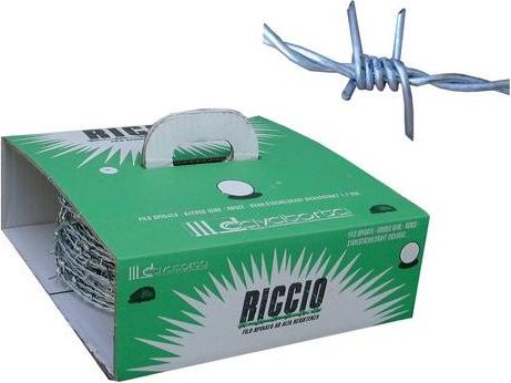 Cavatorta Bobina Filo Spinato Zincato 250 Mt - Diametro Filo 1,7 Mm