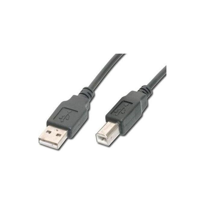 Cavo Usb 2.0 Connettori 1 X A Maschio - 1 X B Maschio Mt. 1 Colore Nero
