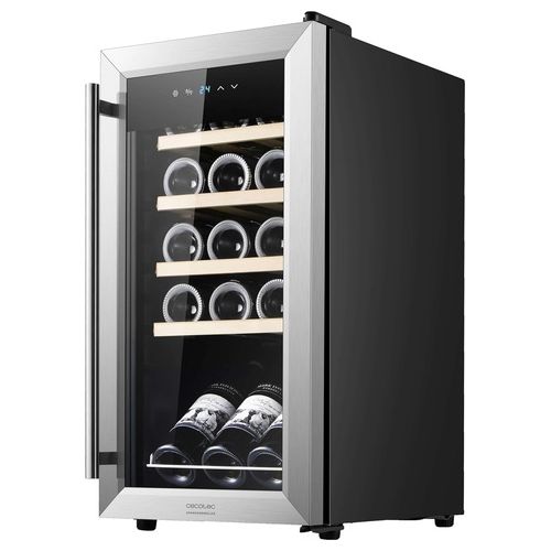 Bolero Grand Sommmelier 1550 Cantinetta vino a libera installazione 15 bottiglie Temperatura regolabile 5-18 gradi Pannello di controllo touch colore nero