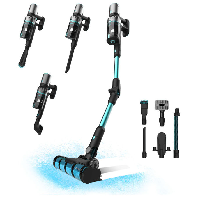 Cecotec Conga Rockstar 2500 Thunder Pet Flex, Aspirapolvere senza Sacco, 65 min Autonomia