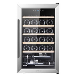 Frigorifero per Vini Enoteca 00125, 24 Bottiglie, 5-18°C, Acciaio Inox