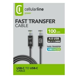 cavo ctoc fast Transfer 4 nero tab 1m