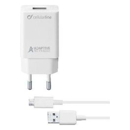 Cellular Line ADAPTIVE FAST CHARGER KIT 15W Caricabatterie da 15W con cavo Micro Usb incluso