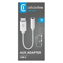 Cellular Line Adattatore 3,5mm Jack da Usb Type-C