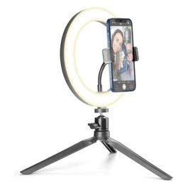 Cellular Line Anello Luminoso a Led con Treppiedi per Selfie