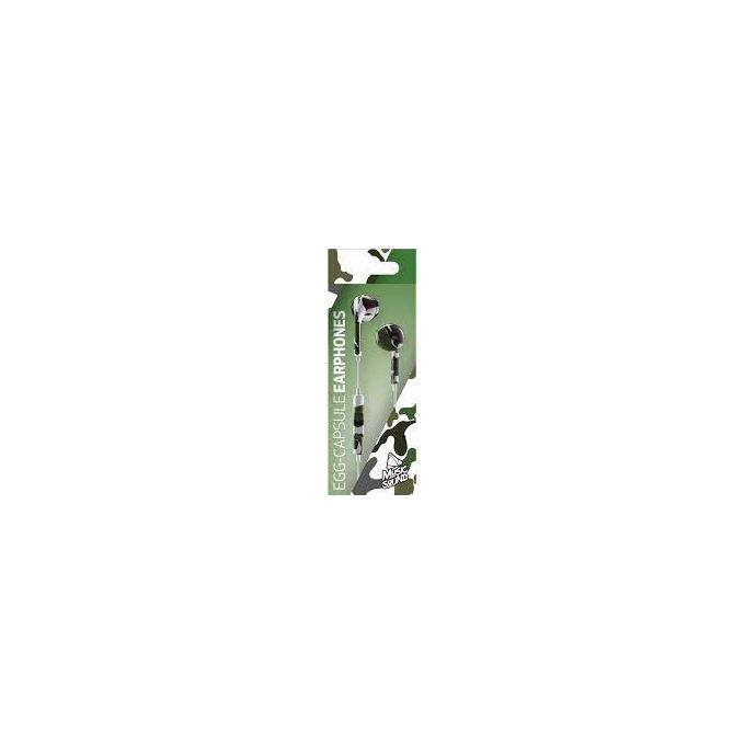 Cellular Line Auricolare Fantasy Capsula con Filo e Microfono Jack 3.5mm Fantasia Camouflage