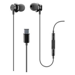 Cellular Line Auricolare SPARROW Auricolari in-ear con finiture metalliche remote control e connettore USB-C