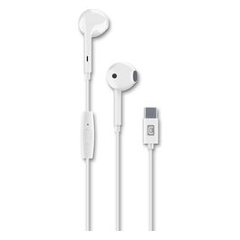 Cellular Line Auricolari con Microfono a Filo Capsule Bianco