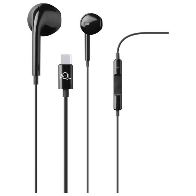 Cellular Line Auricolari con Microfono a Filo Artic Nero