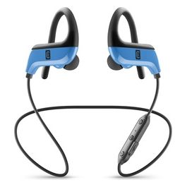 Cellular Line Auricolari con Microfono Bluetooth Sport Racer  Blu