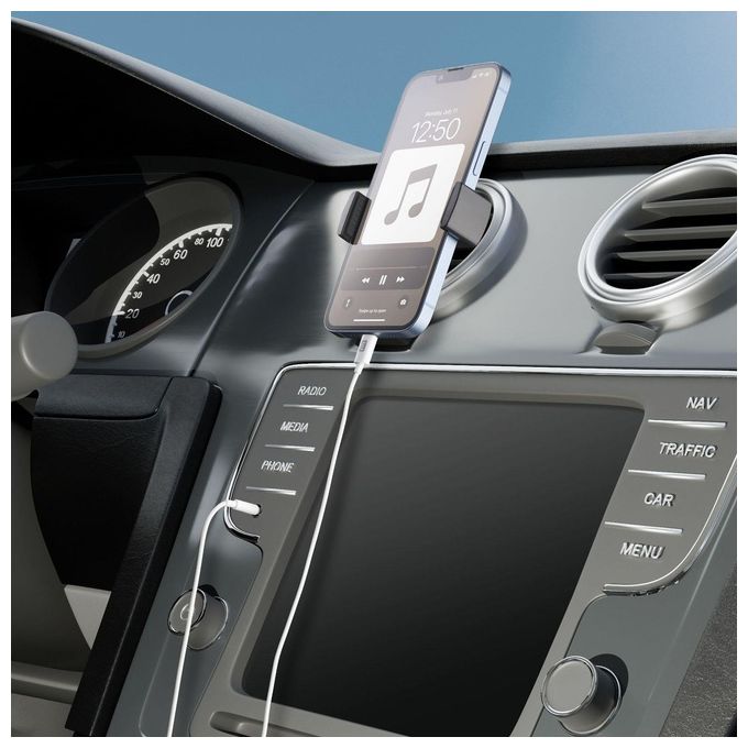 Cellular Line Aux Music Cable Lightning Cavo Aux per Connessione ad Autoradio