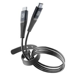 Cellular Line Belt Cable Cavo con Cinturino da Usb-C a Usb-C 1,2mt Nero