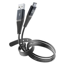 Cellular Line Belt Cable Cavo con Cinturino Usb-C 1.2mt Nero