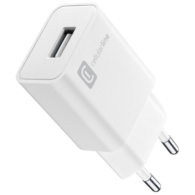 Cellular Line Caricabatterie 12W Bianco