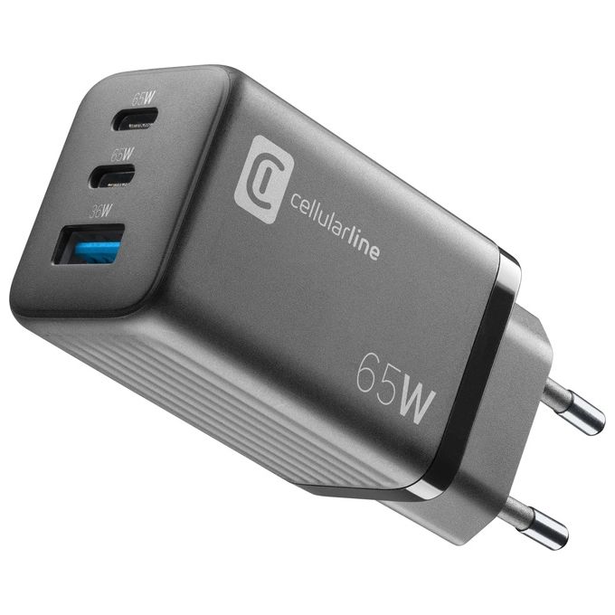 Cellular Line Caricabatterie Multipower Micro Nero Interno