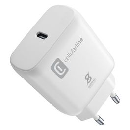 Cellular Line Caricabatterie da Rete Samsung USB-C Super Fast Charge PD 25W Bianco