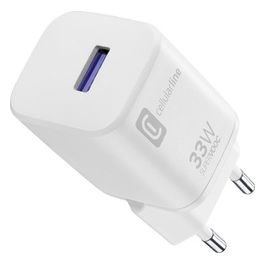 Cellular Line Caricabatterie SuperVOOC 33W Bianco