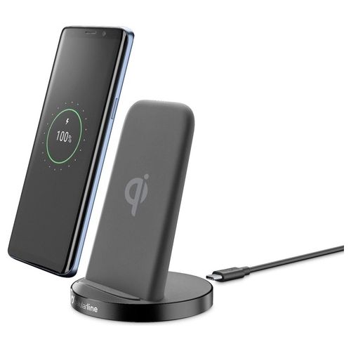 Cellular Line Caricabatterie Wireless Stand con Adattore