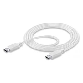 Cellular Line Power Cable Cavo USB-C to USB-C per ricarica e trasferimento dati 1,2mt Bianco