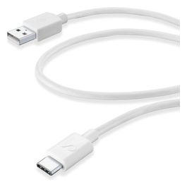 Cellular Line Power Cable Cavo USB-C per ricarica e trasferimento dati 0,6mt Bianco