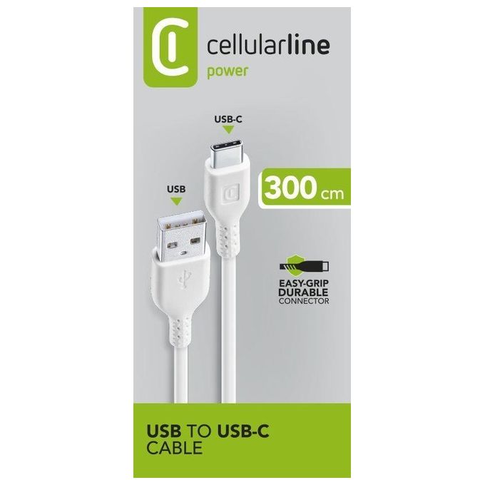 Image of Cellular Line Cavo Dati 3M Type-C Bianco