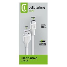 Power Cable Cavo USB to USB-C per ricarica e trasferimento dati 1,2mt Bianco