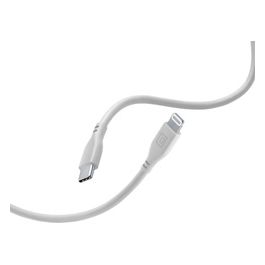 Cellular Line Soft cable Cavo soft touch da USB-C a Lightning 1,2mt Grigio