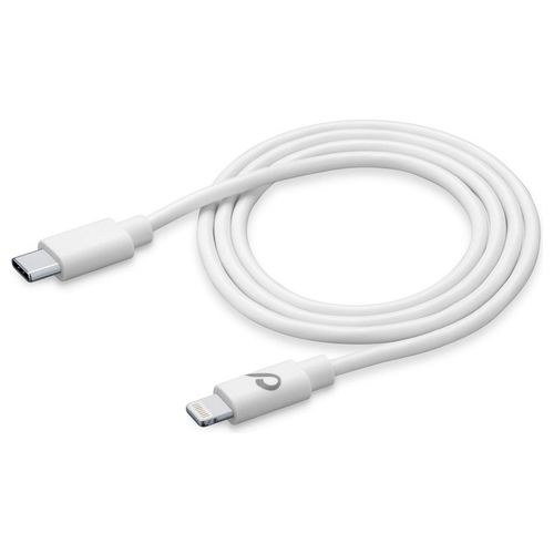 Cellular Line Power Cable Cavo USB-C to Lightning per ricarica e trasferimento dati 1,2mt Bianco