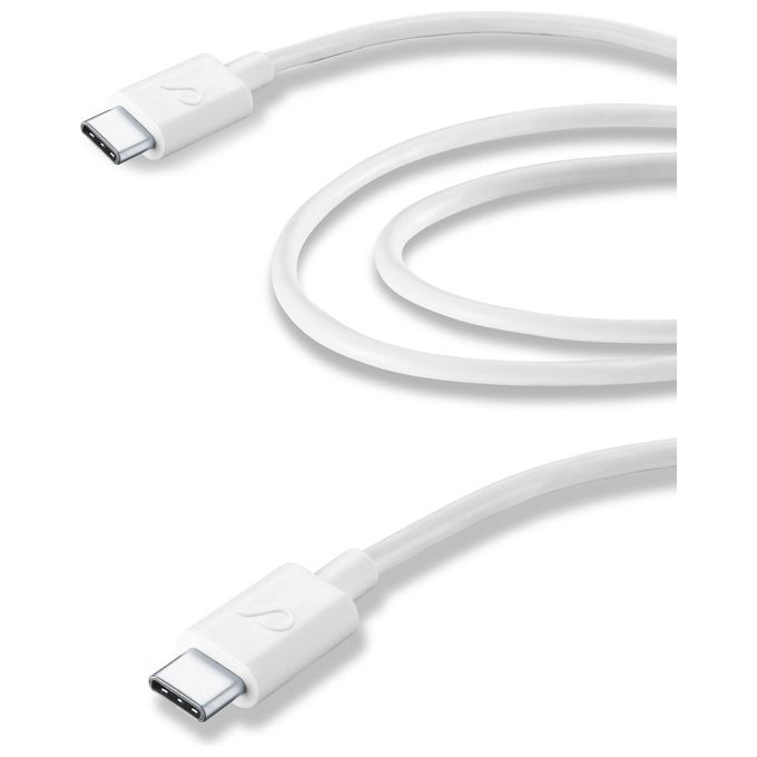 Cellular Line Power Cable Cavo USB-C to USB-C per ricarica e trasferimento dati 2mt