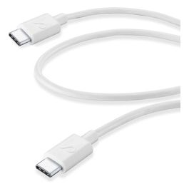 Cellular Line Power Cable Cavo USB-C to USB-C per ricarica e trasferimento dati 0,6mt Bianco