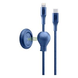 Cellular Line Click Cable Usb-C a Lightning Cavo Usb da Comodino Blu